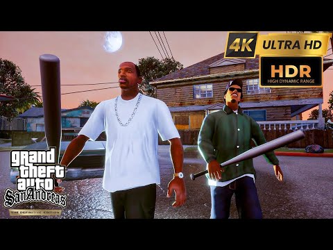 GTA San Andreas Definitive Edition in 4K HDR – Jaw-Dropping Graphics! RTX 4090
