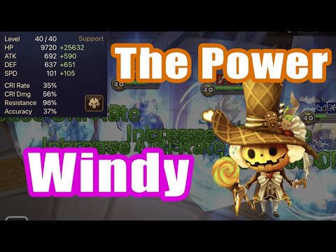 【 Summoners War | Curry's RTA 】The Power Windy, too strong passing the shadow of the moon!
