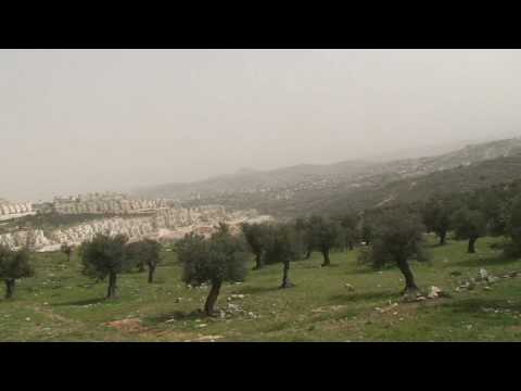 Jeusalem District Har Homa and Bethlehem from Ramat Rahel HD