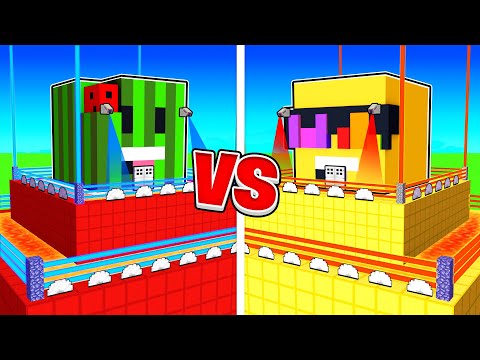 Unbelievable! SUNNY vs MELON Base Showdown in Minecraft!