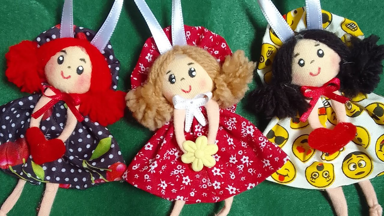 COMO FAZER CHAVEIROS COM SOBRA DE TECIDOS ❤️🫶