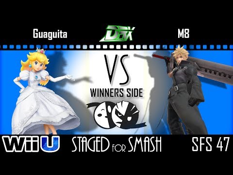 Staged for Smash 47 - WR2 - M8 (Ike, Cloud) vs. Guaguita (Peach) - Smash 4 - Wii U