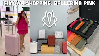 RIMOWA Shopping🧳✈️: RIMOWA Ballerina Pink, Check In L, Cabin, Hybrid, Wallet, & More