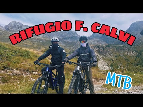 Dal RIFUGIO F. CALVI a CARONA -- discesa in MTB