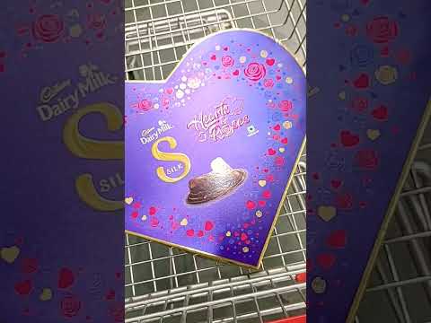 cadbury dairy milk silk heart and roses 🌹💐🌹 💖💖💖#shorts