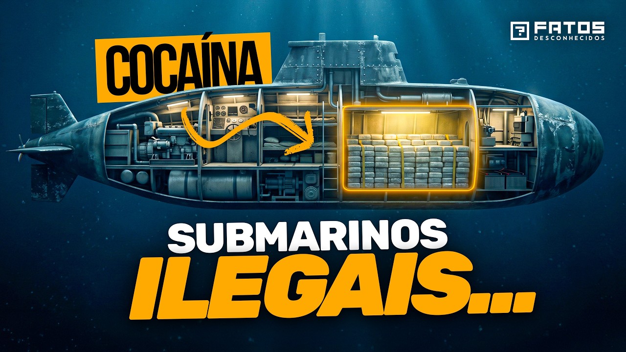 Como funcionam os Submarinos secretos do Tráfico