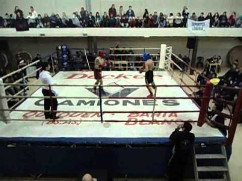 Damian Forte vs Rodrigo Ibarra kick boxing amateur - loberia