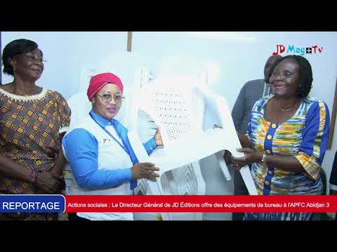Actions sociales : Le Directeur Général de JD Éditions fait don à l'APFC Abidjan 3