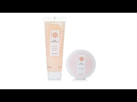 Perlier Pink Grapefruit 2piece Bath and Body Set