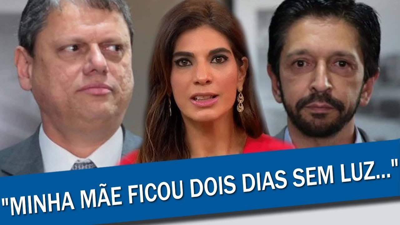 ANDRÉIA SADI SE REVOLTA COM GOVERNO DE SÃO PAULO APÓS APAGÃO | "NÃO HÁ EXPLICAÇÃO"