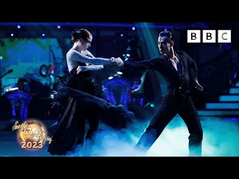 Angela Scanlon and Carlos Gu Paso Doble to BLACK Swan SWAN Lake by District 78 ✨ BBC Strictly 2023