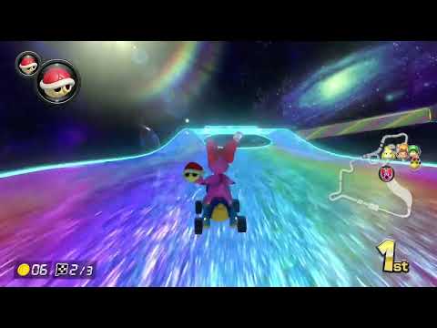 How to dodge a blueshell with nothing.