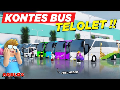 KONTES MODIFIKASI BUS TELOLET TERBESAR DI ROBLOX !! ROLEPLAY CDID UPDATE - Roblox Indonesia