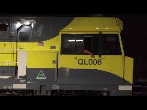 QL006,QL010 and CF4402 heading through waterfall