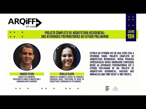 PROJETO COMPLETO DE ARQUITETURA RESIDENCIAL: das atividades preparatórias ao estudo preliminar