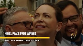 Venezuelan opposition leader Maria Corina Machado wins Nobel Peace Prize for defending democracy