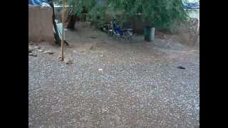 preview picture of video 'Frente de mal tiempo en San Pedro de Atacama (granizo) (Febrero 2013)'