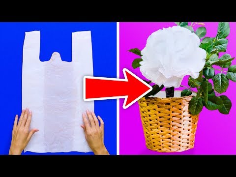 18 PLASTIC BAG HACKS AND IDEAS