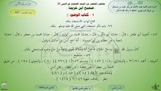 87 - شرح صحيح ابن خزيمة : باب استنجاء النبي ﷺ بالماء - الحديث 87 || ماهر ياسين الفحل image