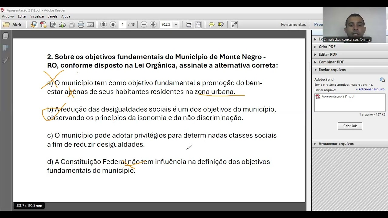 REVISÃO -LEI ORGÂNICA DE MONTE NEGRO-RO  PROF. JOÃO ANTONIO
