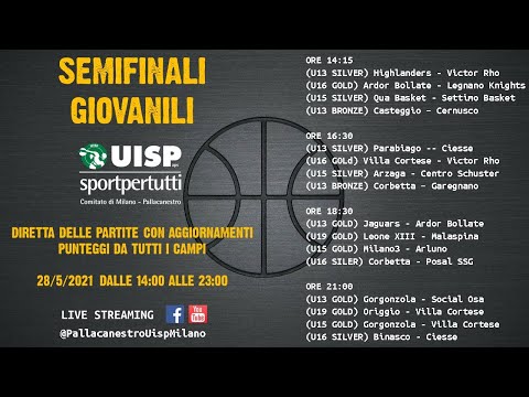 Semifinali Giovanili - Sda Pallacanestro Uisp Milano - 28/5/2022