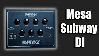 Video thumbnail for Mesa Engineering Subway DI Bass Preamp | DEMO by IvanBassist