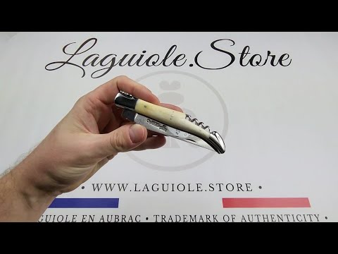 Laguiole Corkscrew Knife Bone Handle