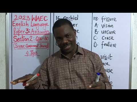 The 5 Tips for Answering Questions on Consonants in WAEC, NECO & JAMB @vconceptscollegeenglish