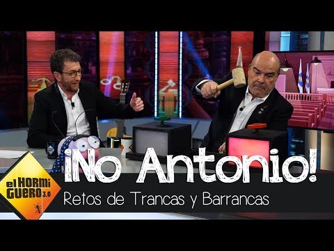 Antonio Resines, a punto de destruir la sección de Trancas y Barrancas - El Hormiguero 3.0