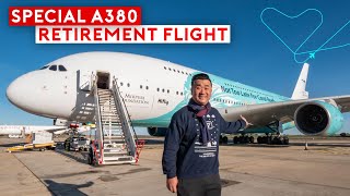 A Special Farewell Flight of Hi Fly A380