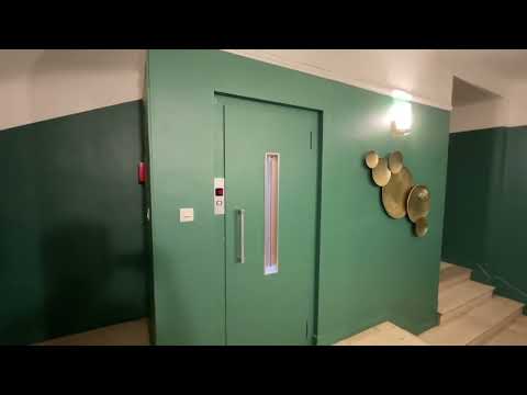 1952 elevator, modernized with DMG buttons