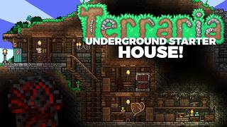 Underground Starter Houses in Terraria 1.4.5! | Beginner to Advanced!