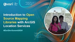 Download the video "Introduction to Open Source Mapping Libraries with ArcGIS Location Services"