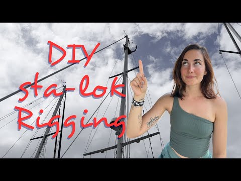 Replacing our boats STANDING RIGGING (with no experience!) EP. 95
