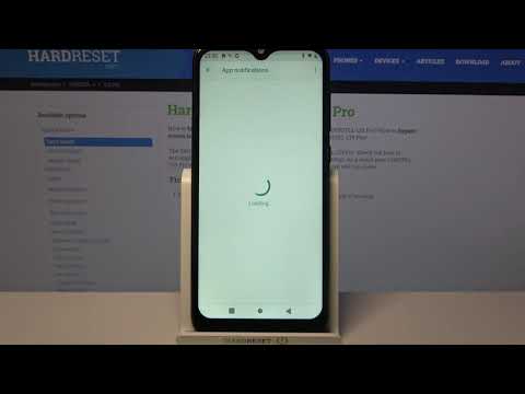 Turn On / Deactivate Apps Notifications - OUKITEL C15 Pro and App Options
