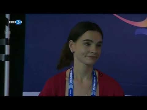 Arzu Jalilova Ribbon Final European Championships Tel Aviv 2022
