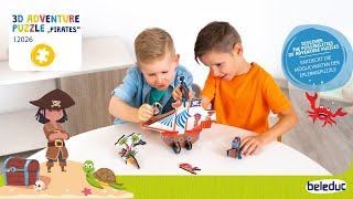 3D dobrodružné puzzle „Piráti“