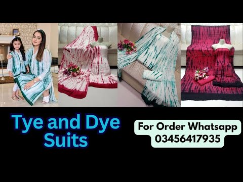 Tye and Dye Suits | tie and dye dress designs | MH...