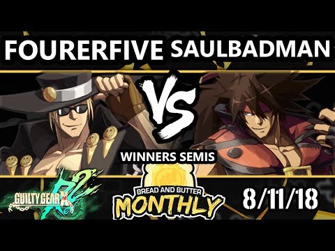 BnB 5 GGXRD - Fourerfive (Johnny) Vs. saulBadman (Sol) Guilty Gear Xrd REV 2 Winners Semis