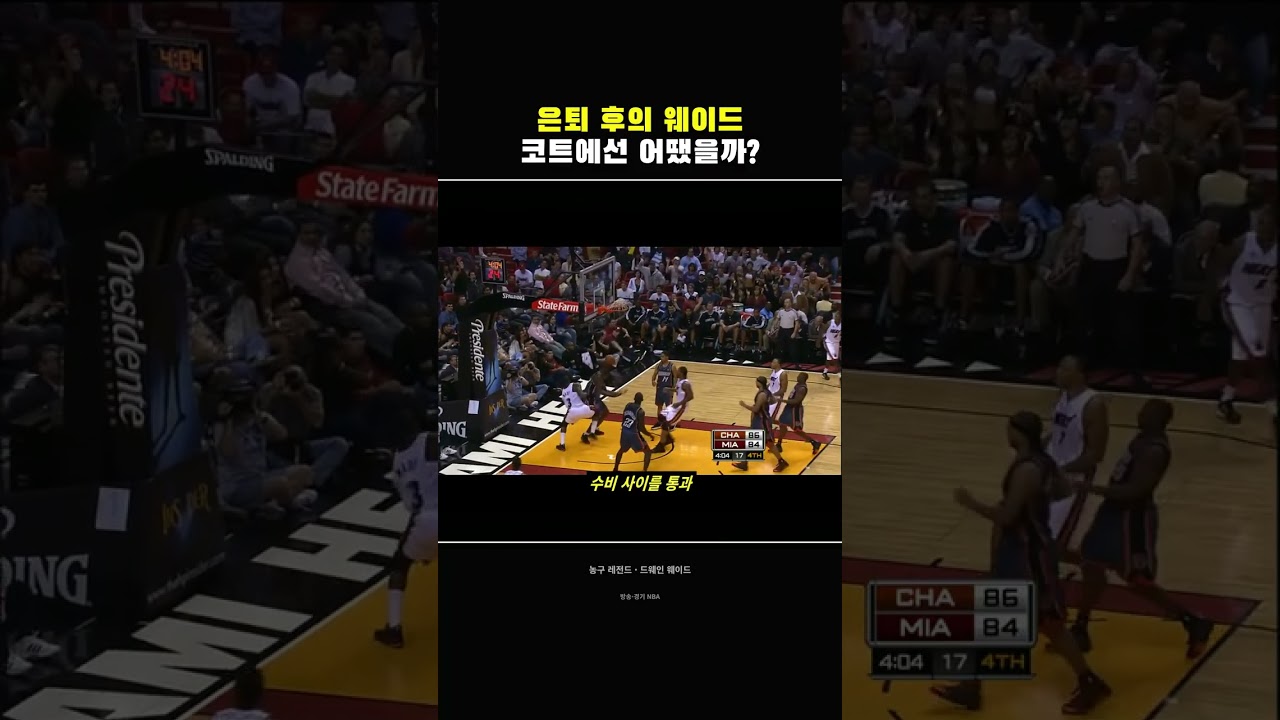 은퇴한 농구 레전드 드웨인 웨이드의 전성기 시절 미친 활약 모음