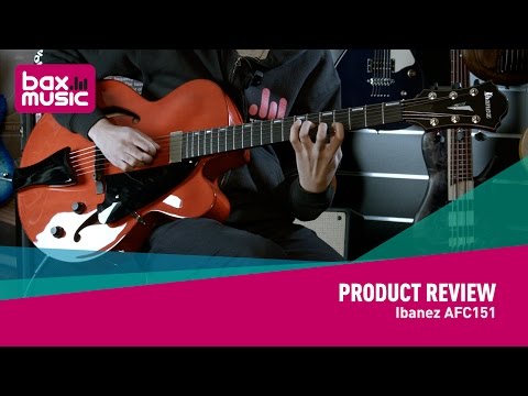 Ibanez AFC151 - NAMM 2017 (first full review)