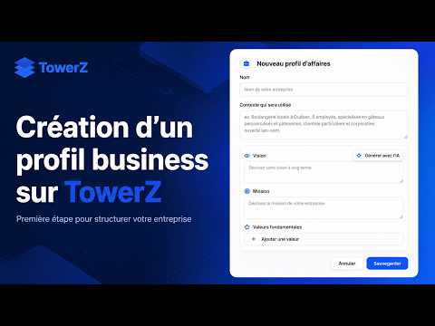 Creating a Business Profile on TowerZ