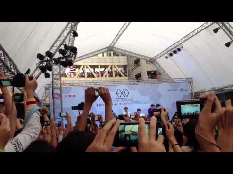 120728 EXO's MINI LIVE IN THAILAND - HISTORY