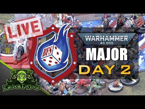 🔴Battle For Salvation 40k Major | Day 2 | Live Warhammer 40k Tournament Coverage