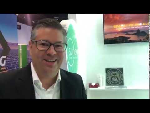 Entrevista com CEO da Sunew, Tiago Alves na The Big 5 Solar em Dubai