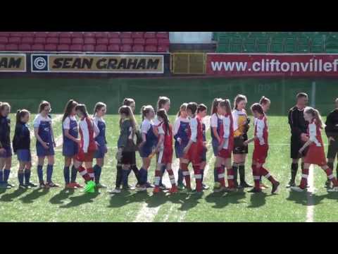 Cliftonville v Sion Swifts - Under 15s Girls Cup Semi Final - 26th March 2017