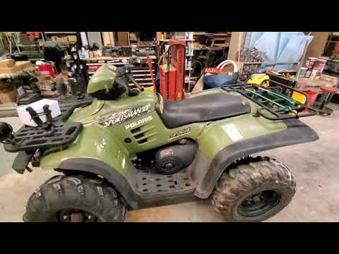 2002 Polaris Sportsman 500 ho New starter, solenoid, and bandex installed