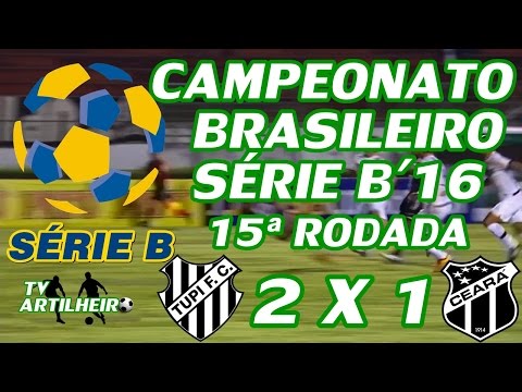 [Série B '16] 15ª Rodada | Tupi FC 2 X 1 Ceará SC | Melhores Momentos | TV ARTILHEIRO