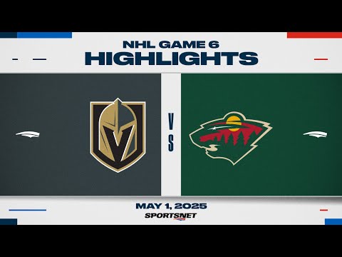NHL Game 6 Highlights | Golden Knights vs. Wild - May 1, 2025