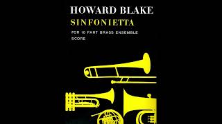 Howard Blake - Sinfonietta (for 10 brass) - Englis